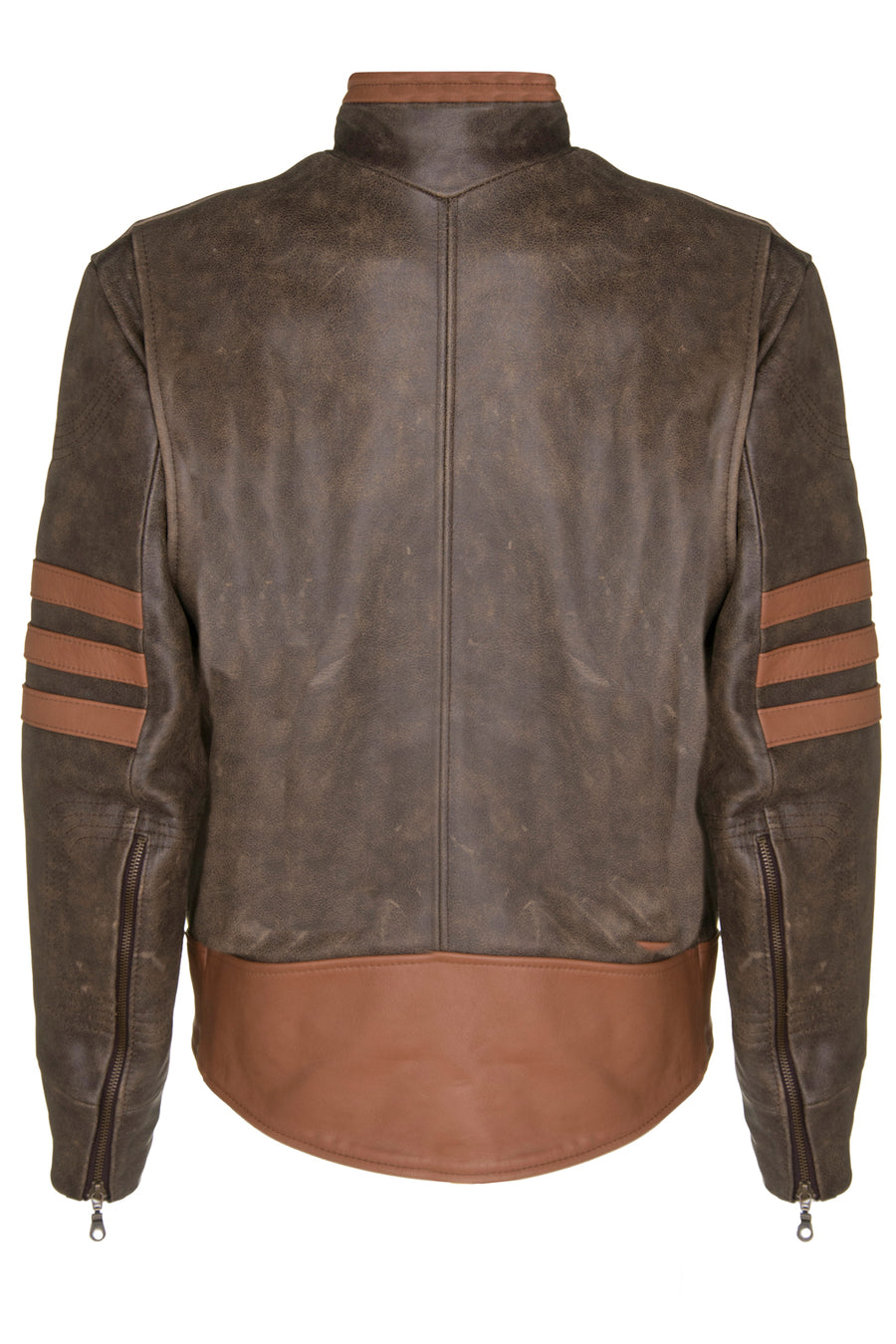 CUSTOM MADE X-Men Origins Wolverine Style Leather Jacket as worn by Hugh Jackman