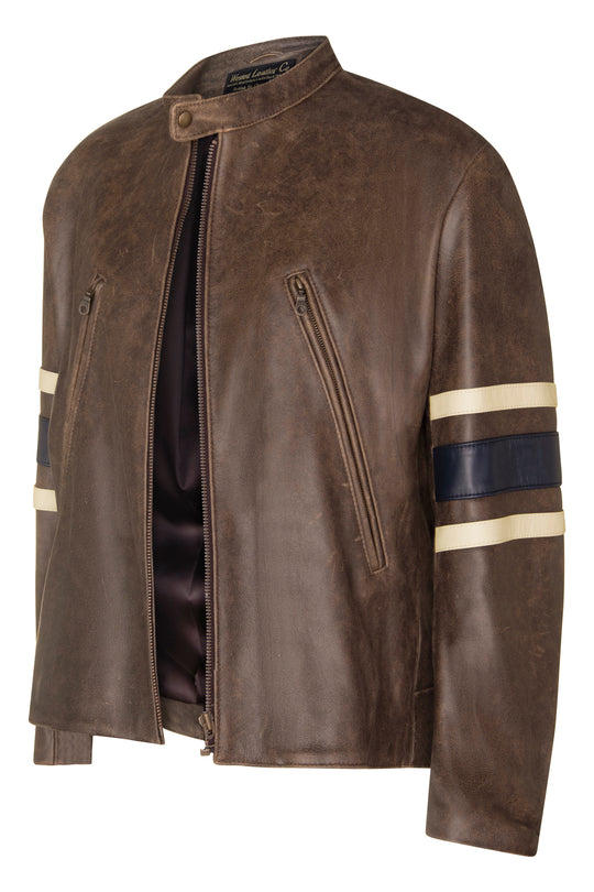 X-Men 3 Wolverine Style Leather Jacket As Worn by Hugh Jackman in The Last Stand