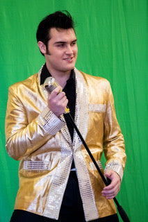 Custom Made - Gold Leather Jacket Only