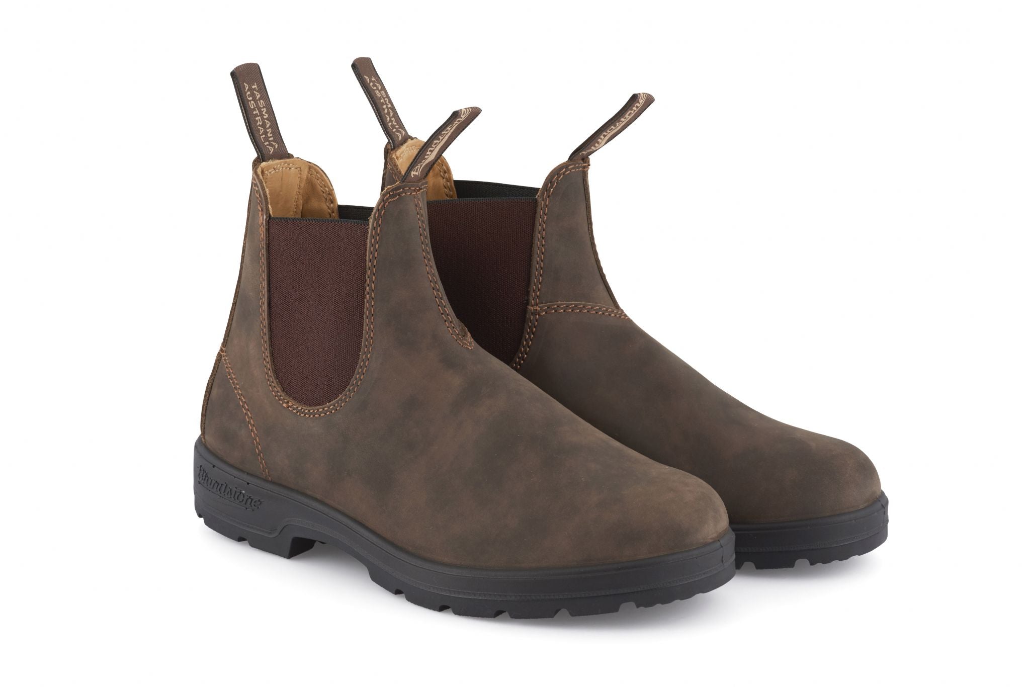 Diskret Tæt solid Blundstone 585 Rustic Brown Leather Chelsea Boots – Wested Leather Co