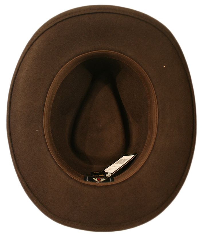 Indiana Jones Style 100% Felt Cotton Fedora Hat with Ribbon Band