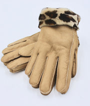 Ladies Sheepskin Gloves, Tan, Luxury Gloves, Womens Gloves perfect gift