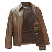 Last Crusade/Crystal Skull Leather Jacket in Pre-distressed Hide