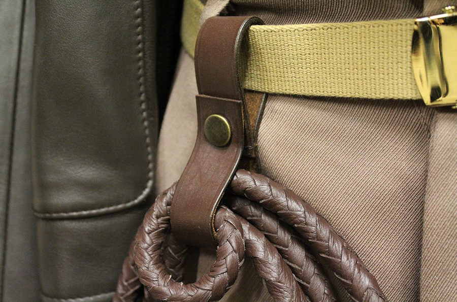 Leather Whip to Belt Strap