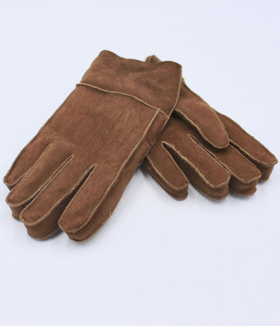 Mens Sheepskin Gloves, Tan