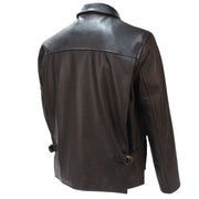 Raiders of the Lost Ark Leather Jacket in Brown Goatskin