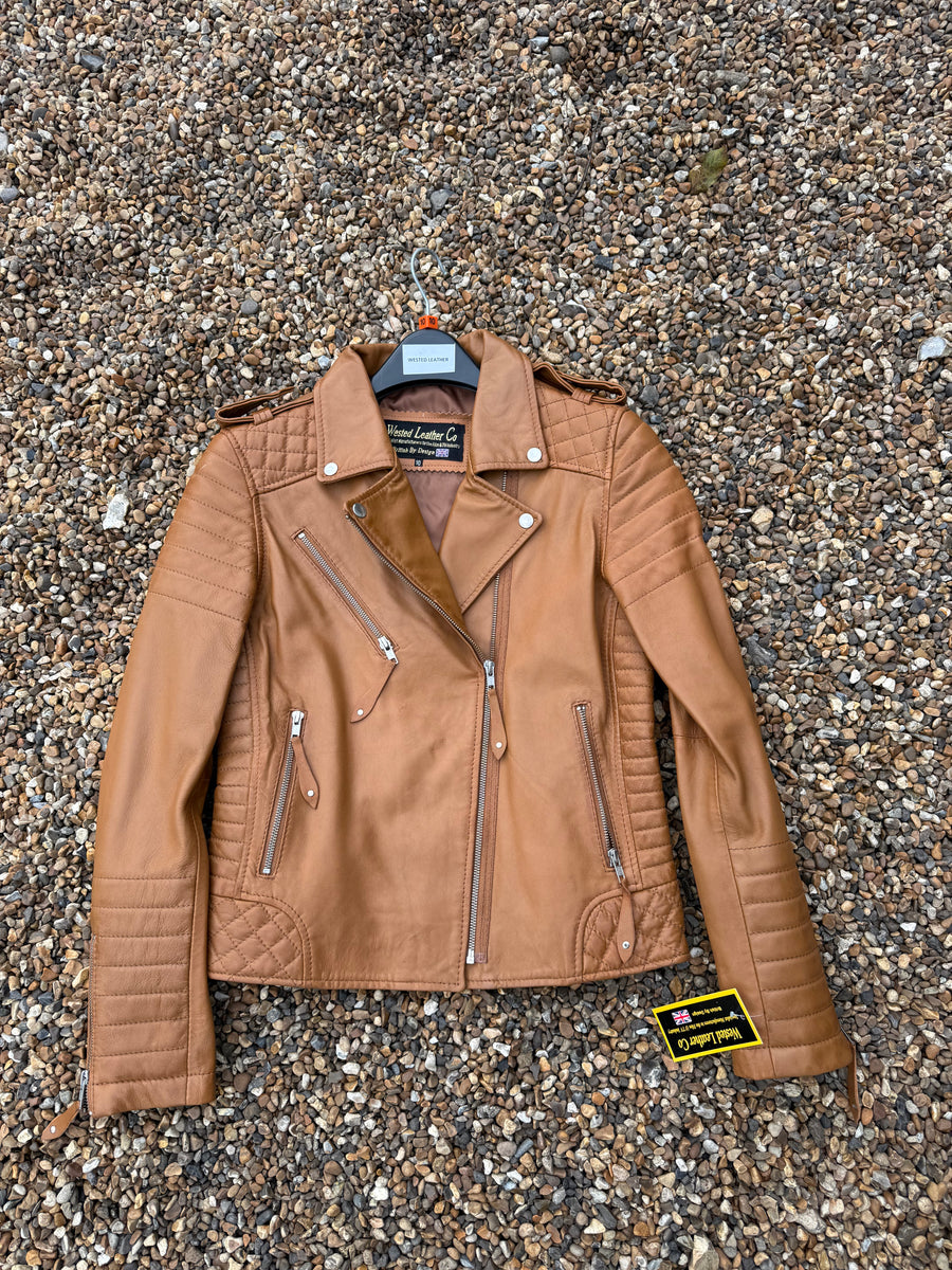 Sale 18112510 Ladies Biker Style Jacket Size 10