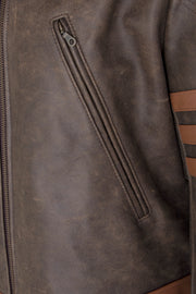CUSTOM MADE X-Men Origins Wolverine Style Leather Jacket as worn by Hugh Jackman