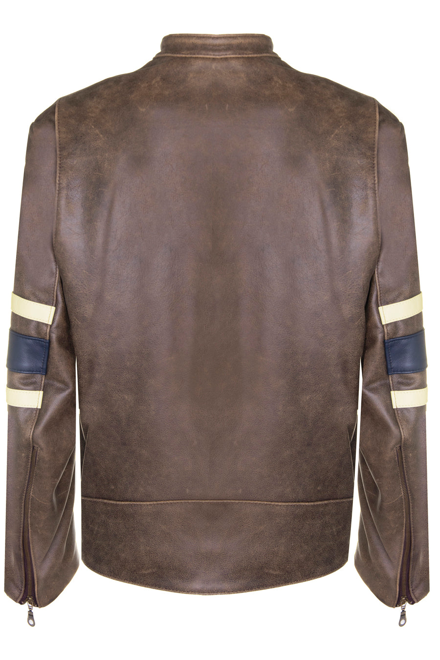 CUSTOM MADE X-Men 3 Wolverine Style Leather Jacket As Worn by Hugh Jackman in The Last Stand