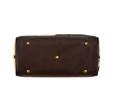 Cow Skin Holdall Travel Bag in Brown or Black