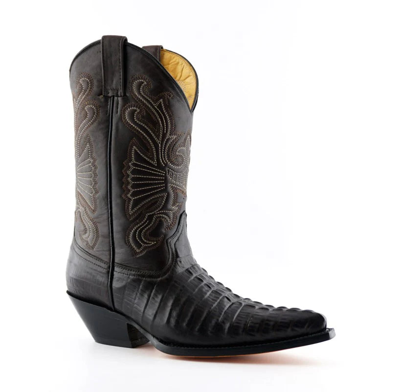 GRINDERS MENS CAROLINA BOOTS POINTED WESTERN COWBOY BOOTS