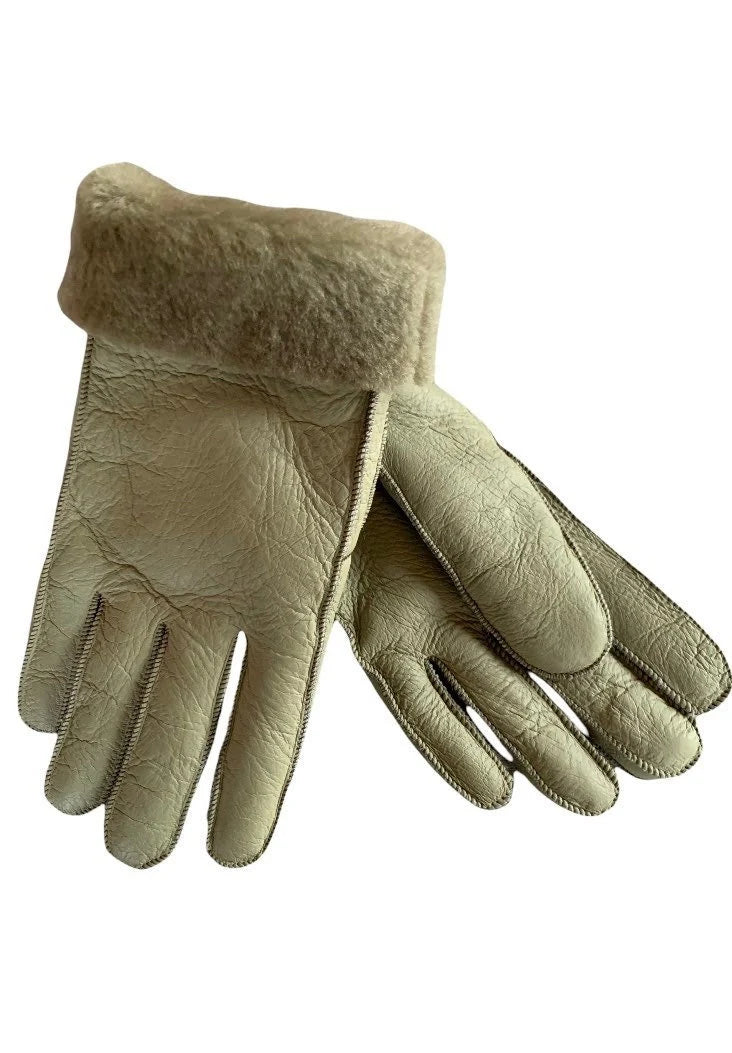 Ladies Sheepskin Nappa Lamb Gloves, Pistachio, Ladies Luxury Gloves