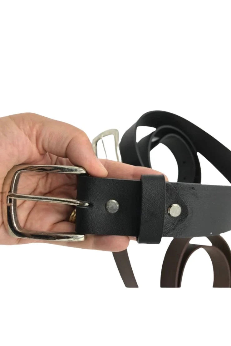 Mens Heavy Hide Adjustable Leather Belt