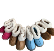 Children Sheepskin Pink Slippers, Real Sheepskin, Hand made