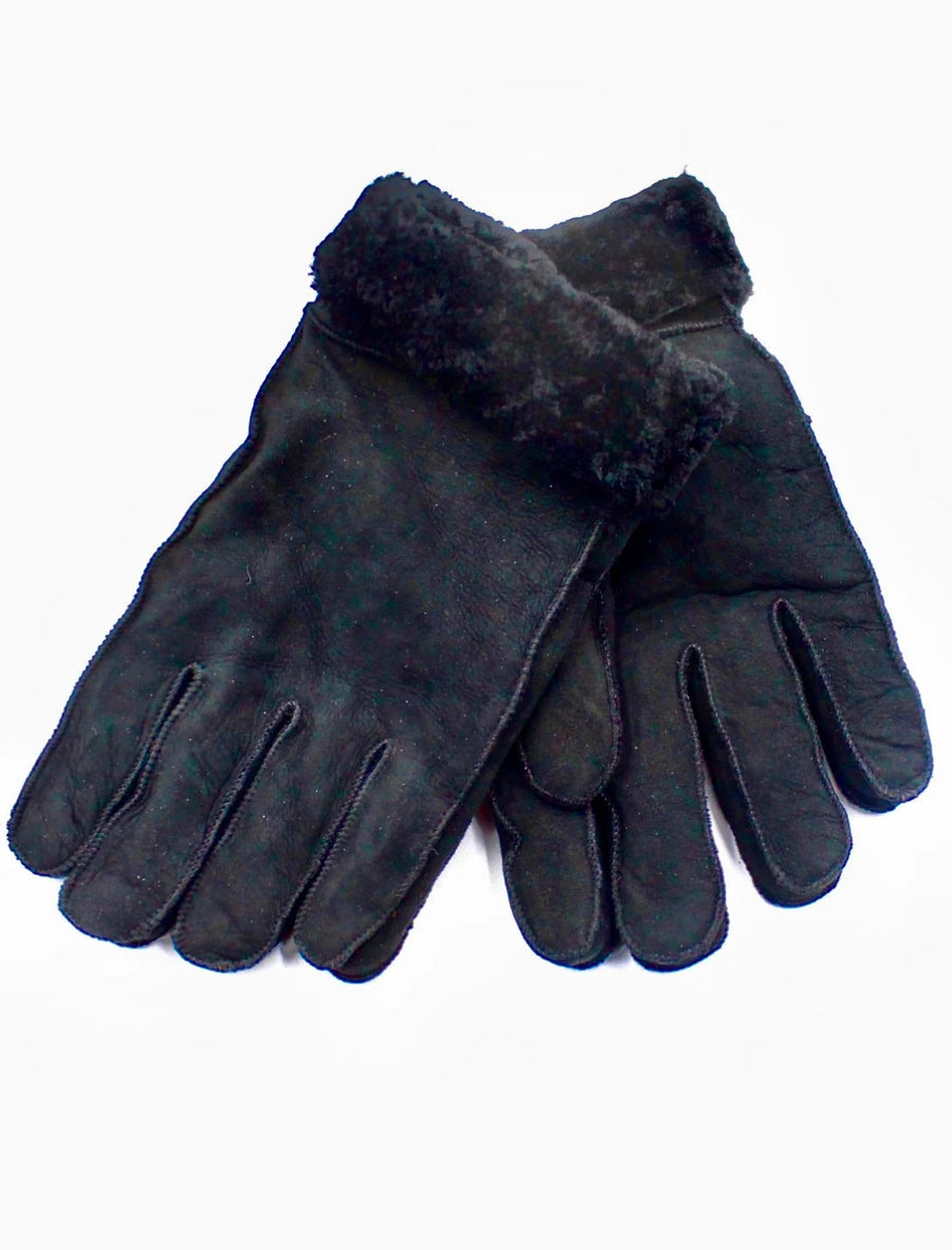 Ladies Sheepskin Gloves, Black, Luxury Gloves