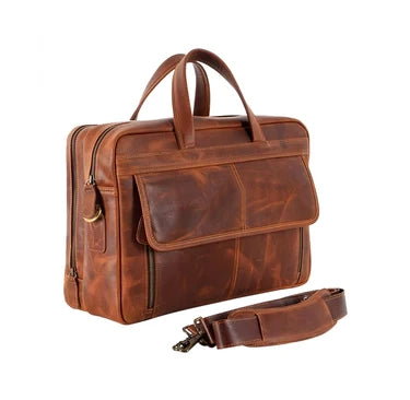 100% GENUINE INDIAN Leather new Executive Bag Office Messenger