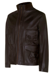 CUSTOM MADE Casino Royale Style Leather Jacket