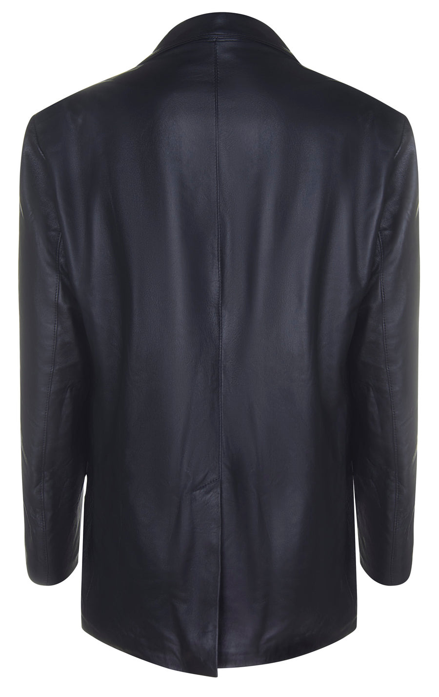Mission Impossible Leather Blazer in Black Lambskin