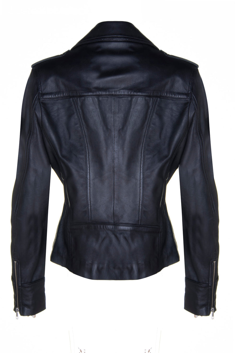9823 Biker Trend Ladies Leather Jacket