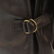 Children's Junior Raiders Brown Lambskin Leather Jacket Sizes 22" - 34"