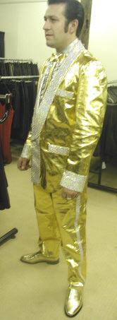 Custom Made - Gold Leather Trousers Only