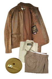 Indiana Jones COMBO Offer Raiders, Crusade or TOD Stock Jacket, Pants, Shirt, Webbing Belt