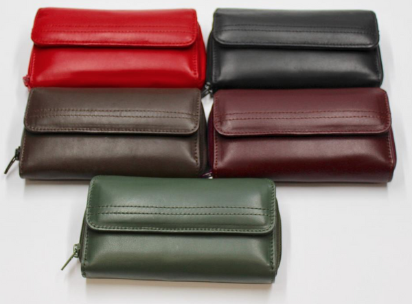 Buy KEEGAN Genuine Pure Leather Women's Bowling Handbag, Beige at Amazon.in