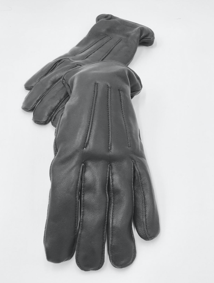 Mens Black Leather Gloves