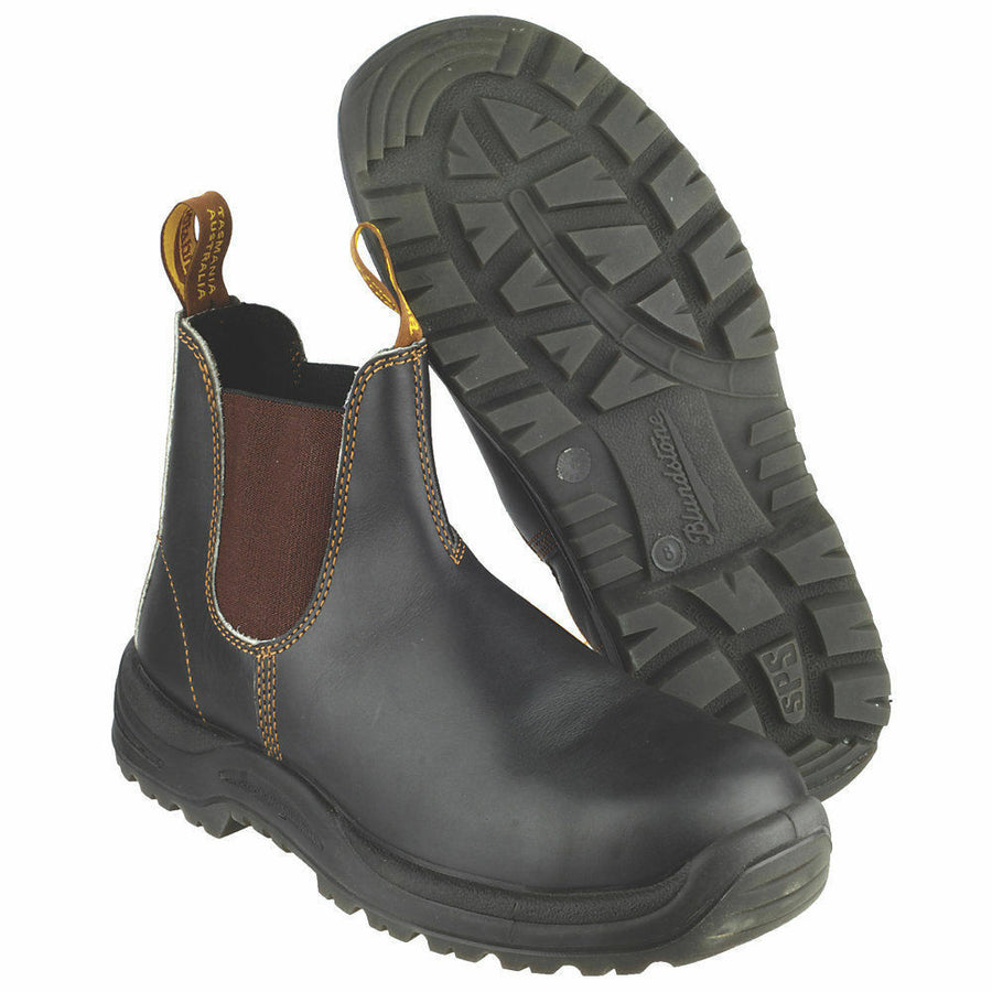 Blundstone 192 Brown Leather SBP Industrial Safety Chelsea Boot & Midsole