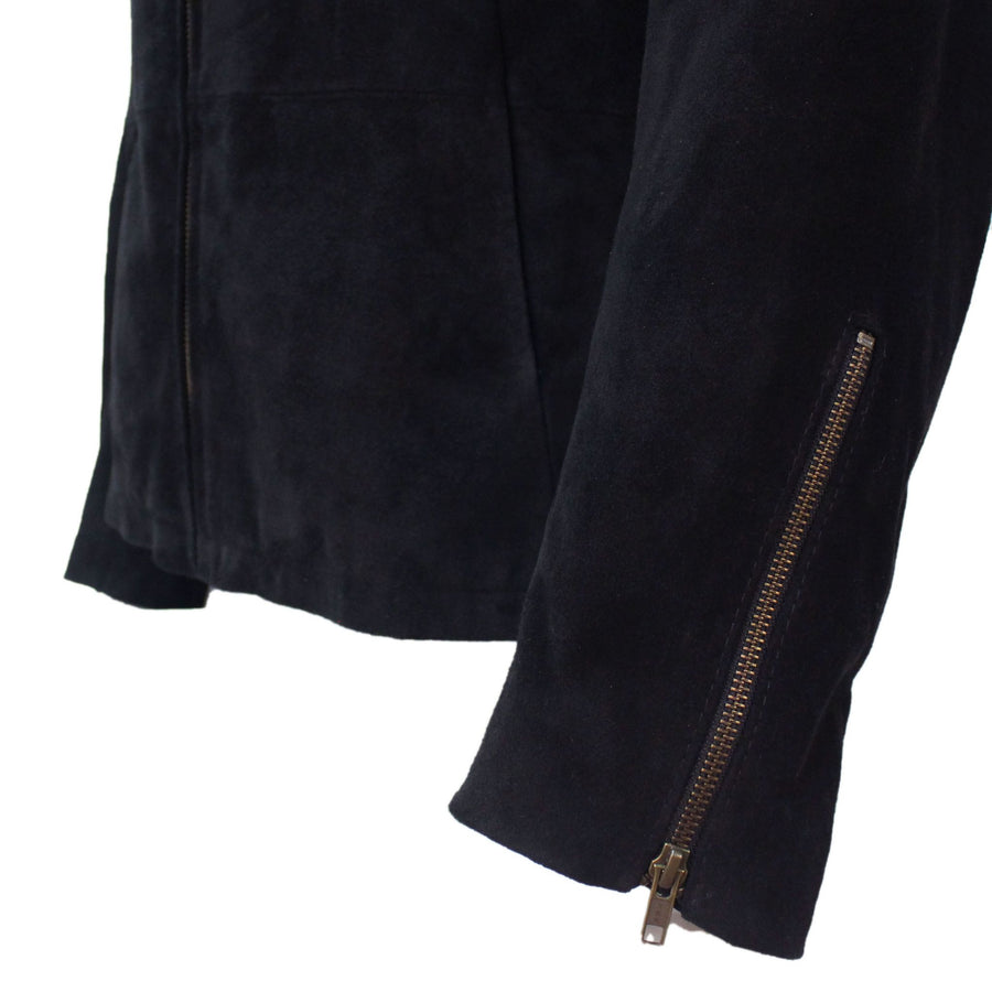 The James Bond Navy London Jacket- Spectre style, Made with Soft Navy Suede